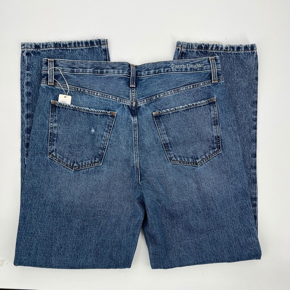 Favorite Daughter (29 NWT) the Tommy Boston - Low Slung Straight Jeans - Picture 3 of 8